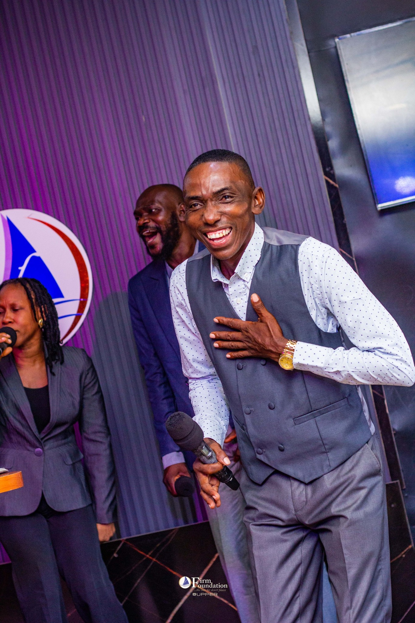 Pastor Praise Ajor serving with joy